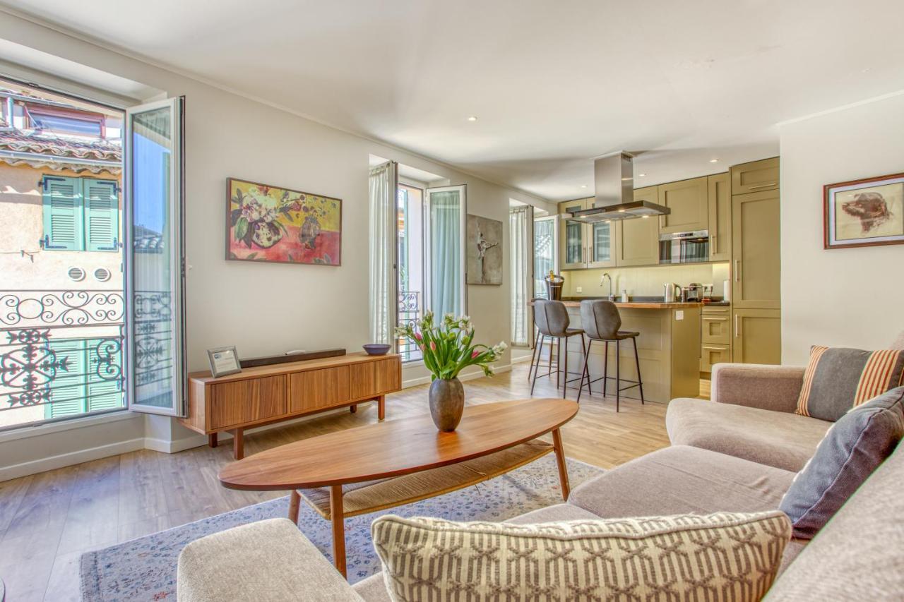 Style In Cannes-Beautiful Apt-5 Mins Stroll To Festival-Beach-Port Exterior foto